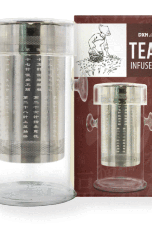 🧾 وصف مبسط في عالم يزدحم بالسرعة… امنح وقت الشاي حقّه. DXN Tea Infuser ليست فقط زجاجة حرارية، بل رفيقك اليومي لتحضير الشاي كما يجب. احتفظ بالحرارة، انقع الأعشاب أو الفطر براحتك، وابقَ مستمتعًا بشايك أينما كنت — سواء في المكتب، السيارة أو أثناء السفر. ✅ الفوائد الرئيسية تحافظ على حرارة الشاي لساعات طويلة فلتر داخلي مدمج يسمح بنقع الأعشاب أو الفطر بسهولة تصميم أنيق ومتين مثالي للعمل أو التنقل مصنوعة من خامات آمنة وصحية (خالية من BPA) DxnDirLabas.com