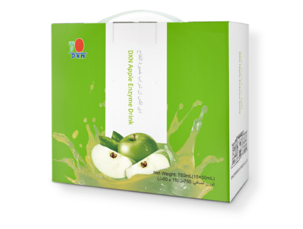 🧾 وصف مبسط ليست كل التفاحات تُأكل… بعضها يُخمّر ليُعيد ترتيب جسمك من الداخل. DXN Apple Enzyme Drink أكثر من مجرد مشروب: إنه دعم للهضم، دفعة للمناعة، وتنظيف للجسم من الداخل بلطف وفعالية، بفضل أنزيمات فعّالة وطبيعية 100%. تناوله يوميًا... وستشعر أن جهازك الهضمي أصبح أذكى. ✅ الفوائد الرئيسية يُنشط عملية الهضم ويدعم التوازن البكتيري في الأمعاء يُخفف الانتفاخ والإمساك ويساعد في تنظيف القولون يُعزز امتصاص العناصر الغذائية ويحسن التمثيل الغذائي يُساعد على رفع المناعة من خلال دعم القناة الهضمية DxnDirLabas.com