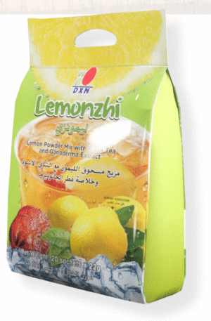 🧾 وصف مبسط DXN Lemonzhi ليس مجرد مشروب… بل طقس انتعاش يومي بطابع علاجي. يوازن بين نكهة الحمضيات المنعشة ودفء الشاي الأسود، لتجربة تُحسن الهضم، وتخفف الإجهاد، وتعزز مقاومة الجسم بفضل قوة الجانوديرما ومضادات الأكسدة الطبيعية. ✅ الفوائد الرئيسية يدعم الكبد ويُسهم في تنظيف الجسم من السموم يخفف من اضطرابات المعدة والانتفاخ بعد الوجبات يعزز النشاط الذهني ويقاوم التعب بفضل الشاي الأسود يقوّي المناعة بفضل فيتامين C الطبيعي والريشي