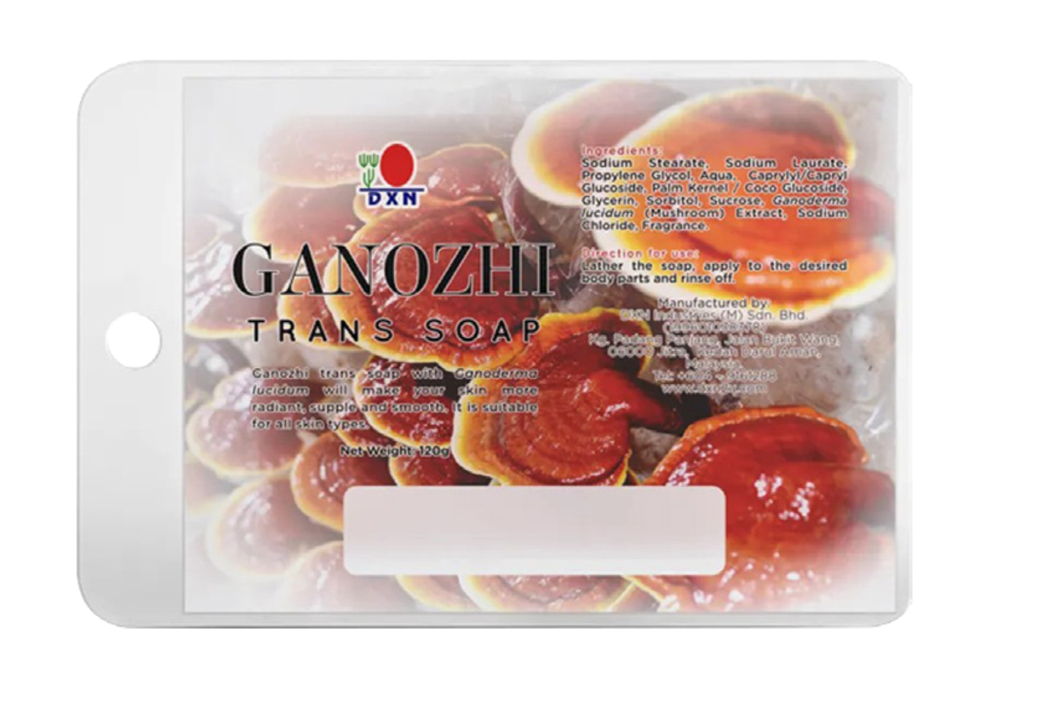🧼 جانوزي ترانس صابون علاجي– 125 غرام – Ganozhi Trans