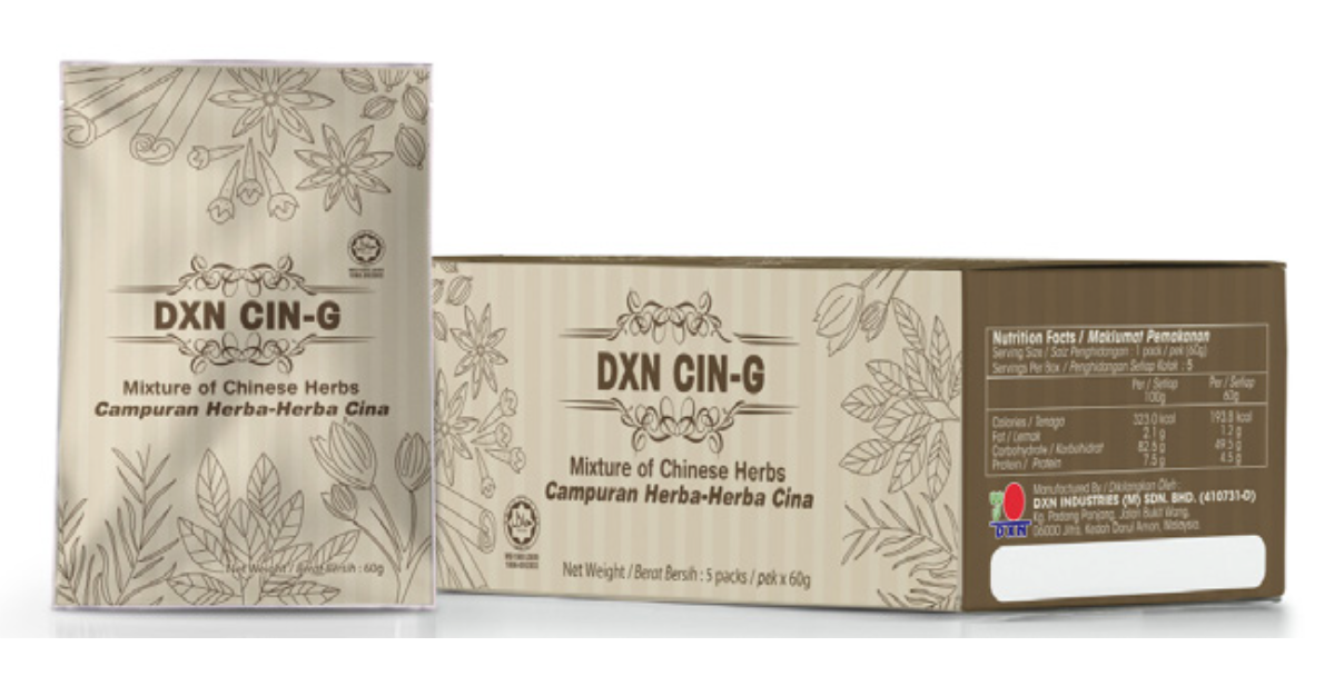 🌿 DXN CIN-G – قوة القرفة والجانوديرما