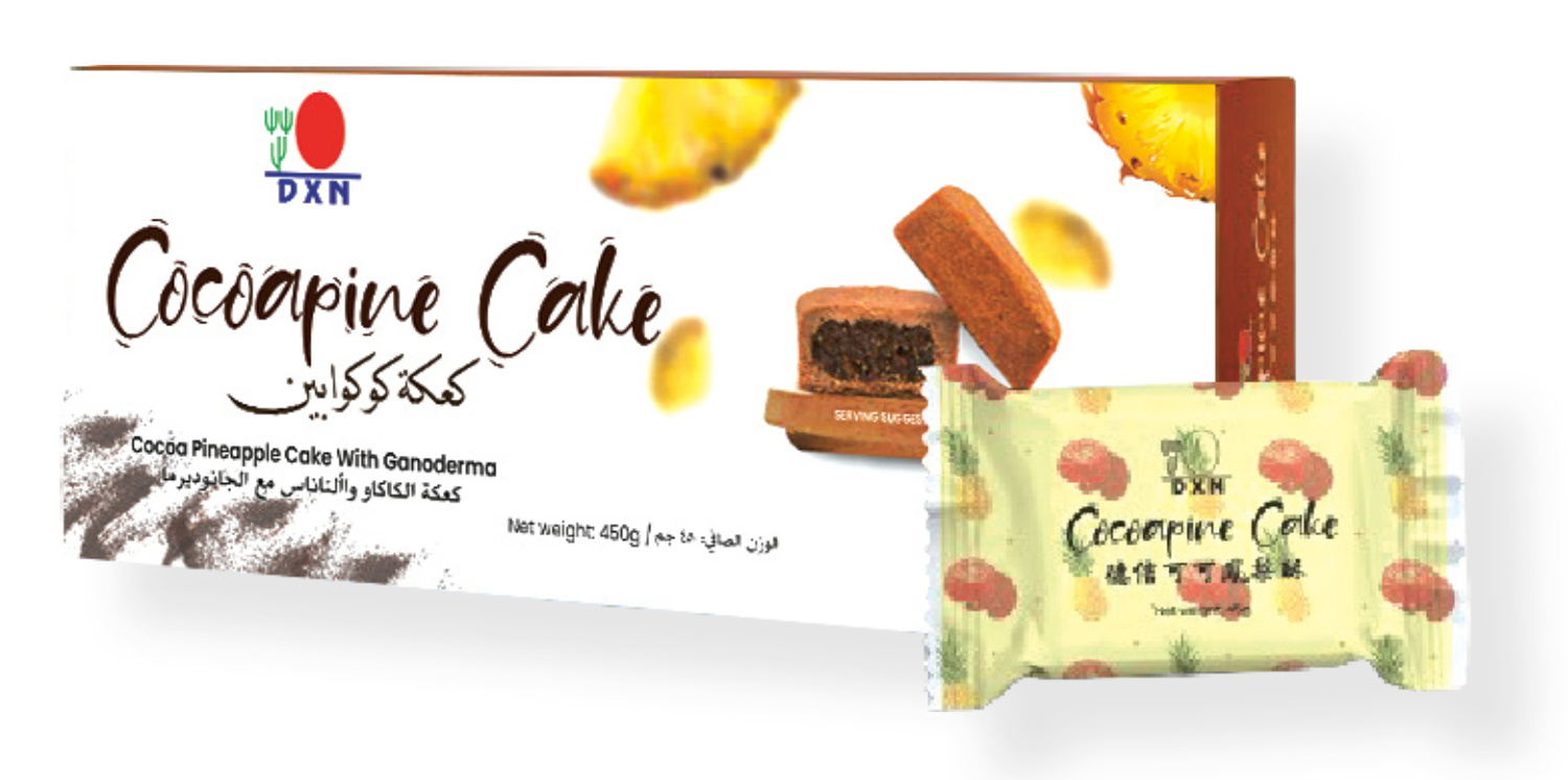 🍫🍍 كيك الكاكاو بالأناناس – DXN Cocoapine Cake Dxndirlabas.com